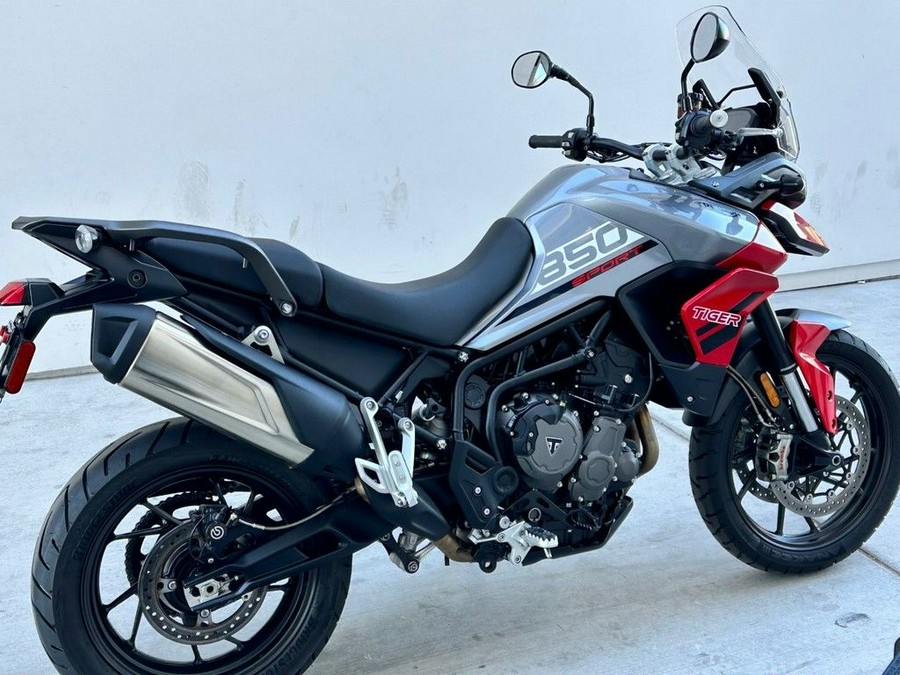 2021 Triumph Tiger 850 Sport Graphite Diablo Red