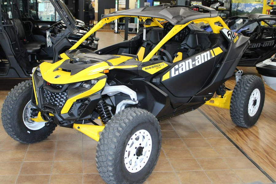 2024 Can-Am® Maverick R X RS Carbon Black & Neo Yellow