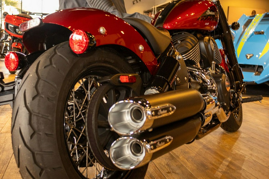 2022 Indian Chief Bobber Ruby Metallic