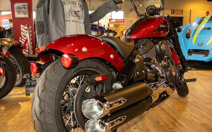 2022 Indian Chief Bobber Ruby Metallic