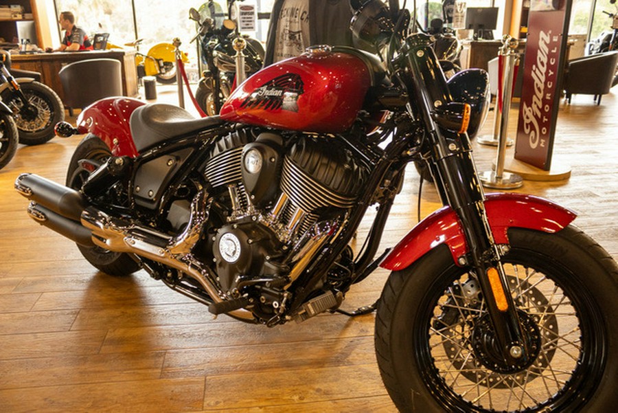 2022 Indian Chief Bobber Ruby Metallic