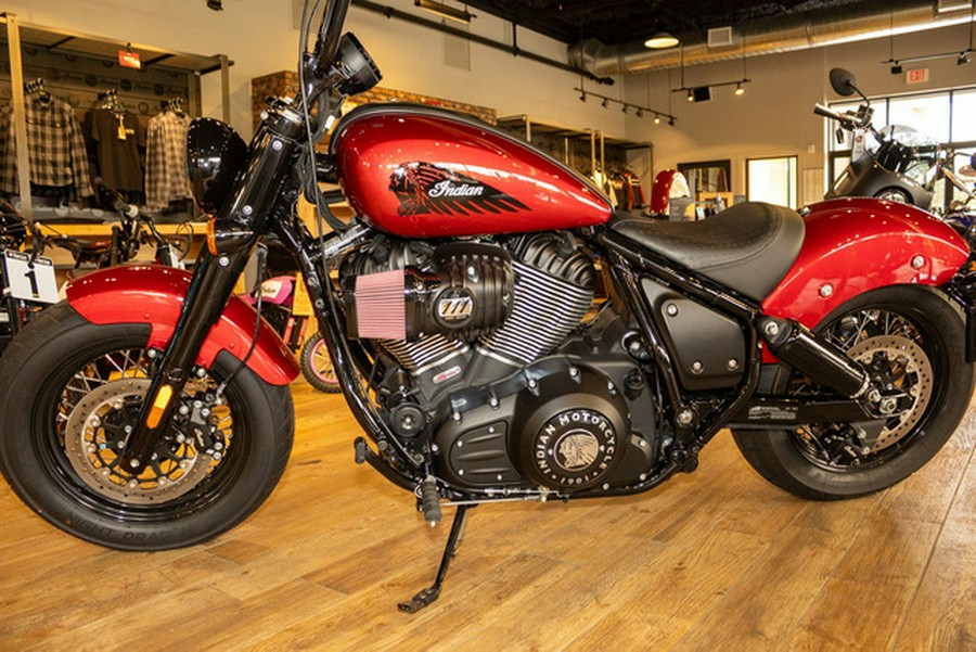 2022 Indian Chief Bobber Ruby Metallic