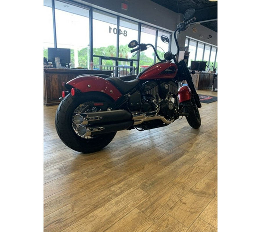 2022 Indian Chief Bobber Ruby Metallic