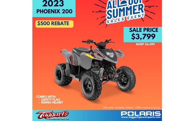 2023 Polaris Industries Phoenix 200 Avalanche Gray