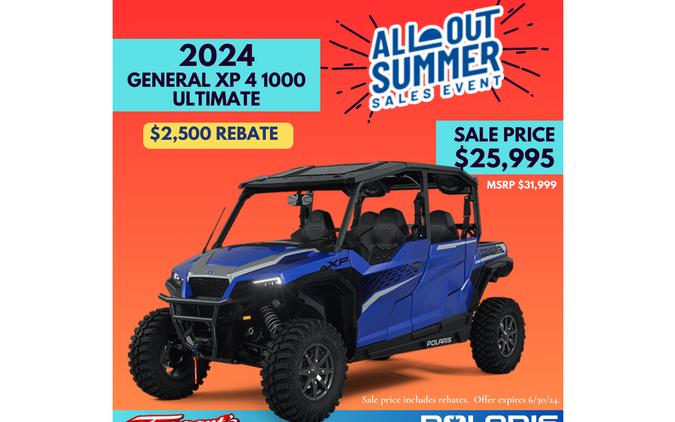 2024 Polaris Industries GENERAL® XP 4 1000 Ultimate