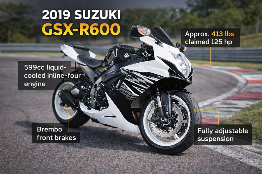 2019 SUZUKI GSX-R600 - F100433