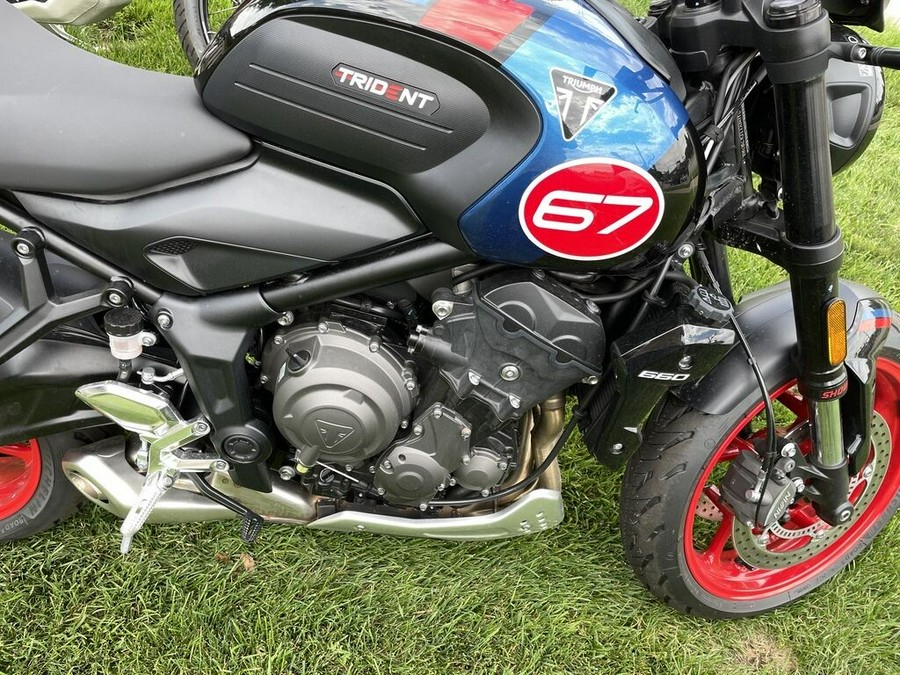 2026 Triumph Trident 660 Triple Tribute Edition