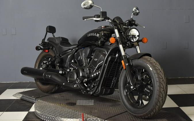 2025 Indian Motorcycle Scout Sixty Bobber Black Metallic
