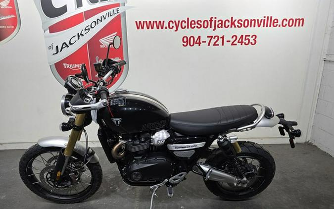2025 Triumph Scrambler 1200 XE Phantom Black Storm Grey
