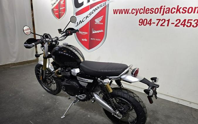 2025 Triumph Scrambler 1200 XE Phantom Black Storm Grey