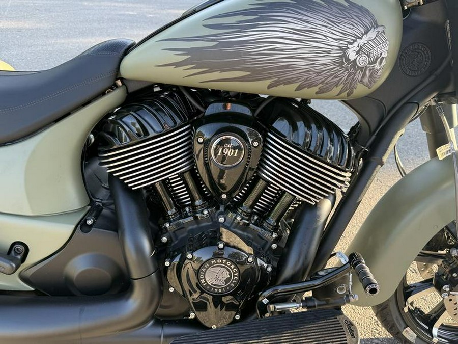 2025 Indian Motorcycle® Springfield ® Dark Horse® Moss Green Smoke