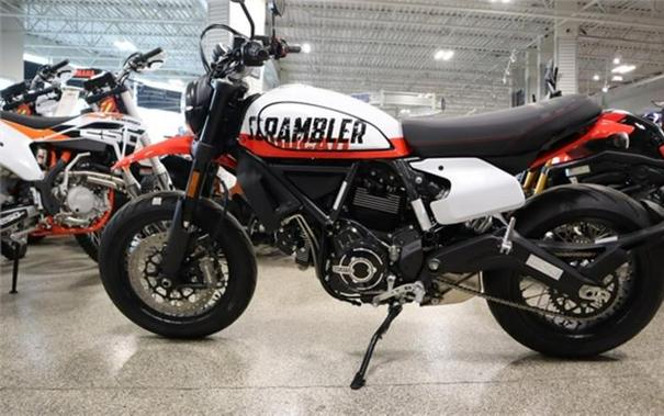 2023 Ducati Scrambler Urban Motard Star White Silk and Ducati GP ’19 Red