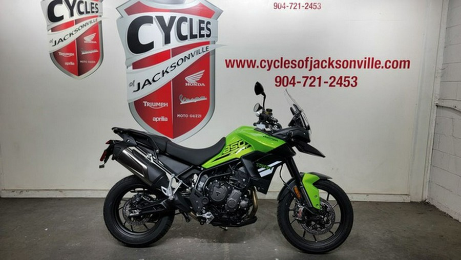 2025 Triumph Tiger 850 Sport Roulette Green / Jet Black