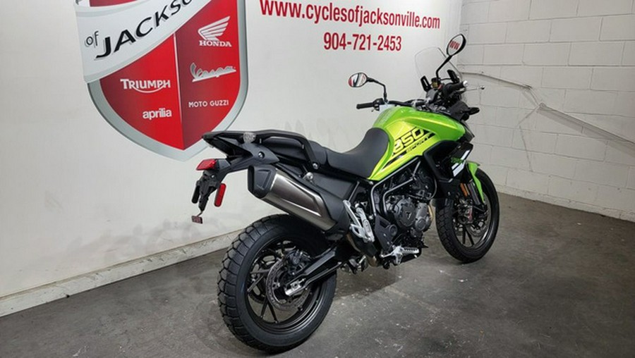 2025 Triumph Tiger 850 Sport Roulette Green / Jet Black