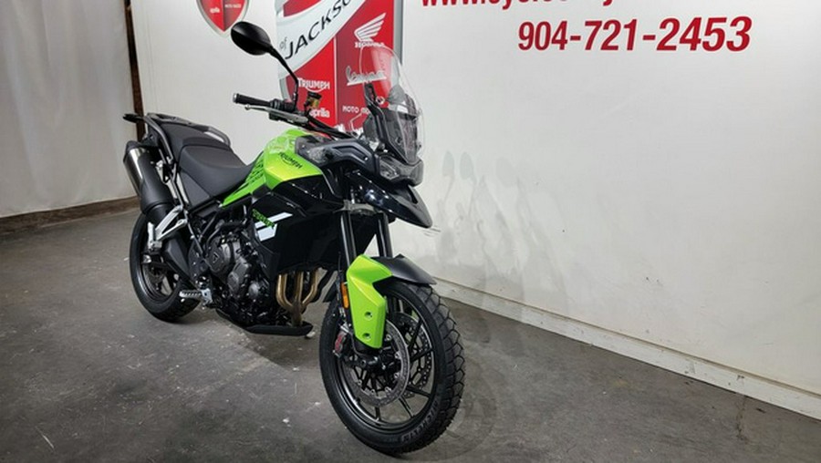 2025 Triumph Tiger 850 Sport Roulette Green / Jet Black