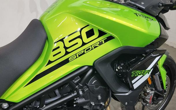 2025 Triumph Tiger 850 Sport Roulette Green / Jet Black