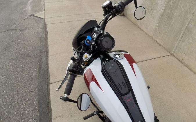 2025 Indian Motorcycle® 101 Scout® Ghost White Metallic with Graphics
