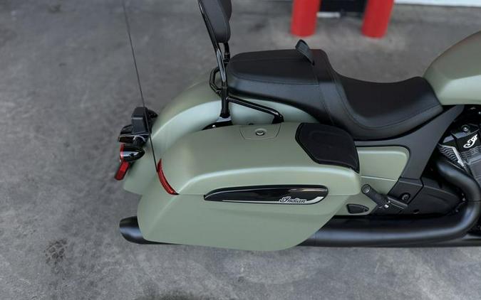 2025 Indian Motorcycle® Challenger® Dark Horse® 112 w/PowerBand Audio Moss Green Smoke
