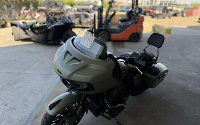2025 Indian Motorcycle® Challenger® Dark Horse® 112 w/PowerBand Audio Moss Green Smoke
