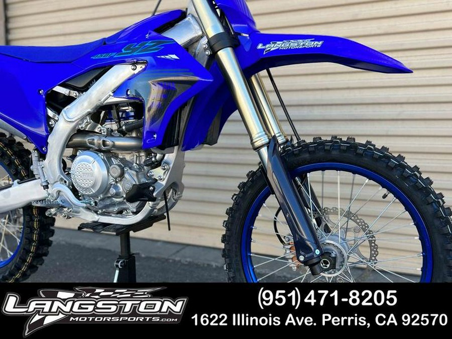 2024 Yamaha YZ450F Team Yamaha Blue