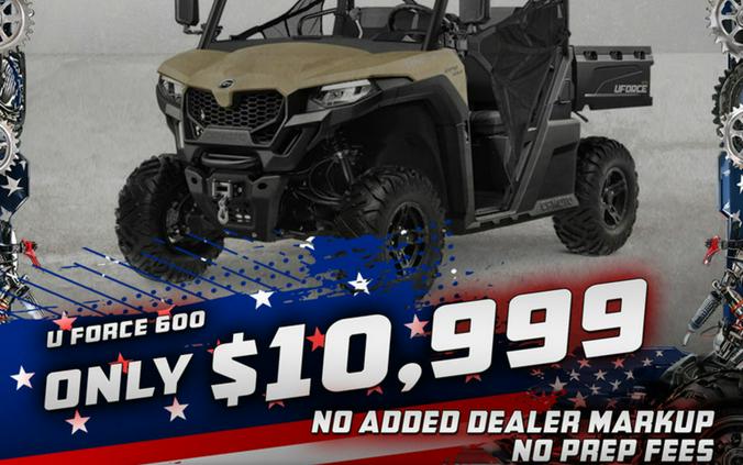 2026 CFMOTO UFORCE 600