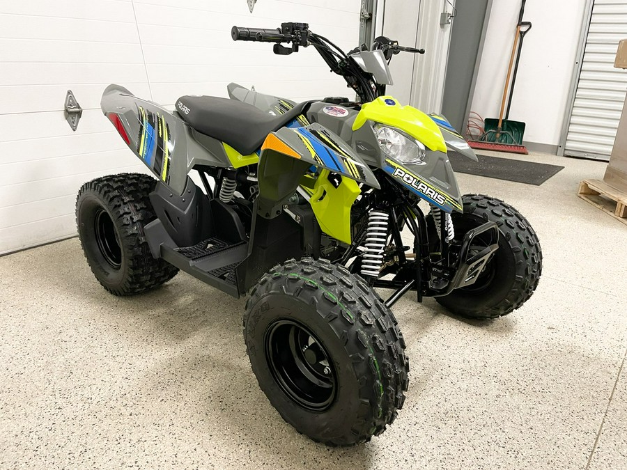 2023 Polaris Industries Outlaw 110 EFI Avalanche Gray/Lime Squeeze