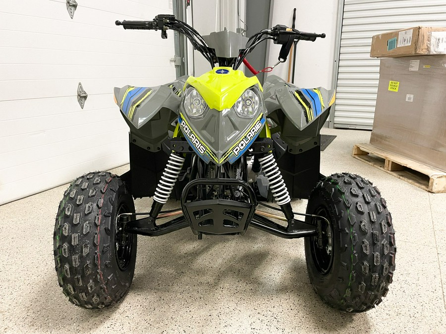 2023 Polaris Industries Outlaw 110 EFI Avalanche Gray/Lime Squeeze