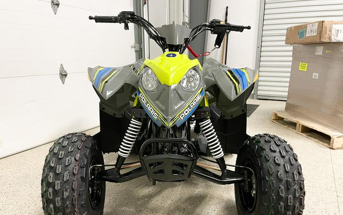 2023 Polaris Industries Outlaw 110 EFI Avalanche Gray/Lime Squeeze