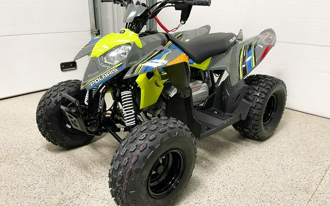 2023 Polaris Industries Outlaw 110 EFI Avalanche Gray/Lime Squeeze