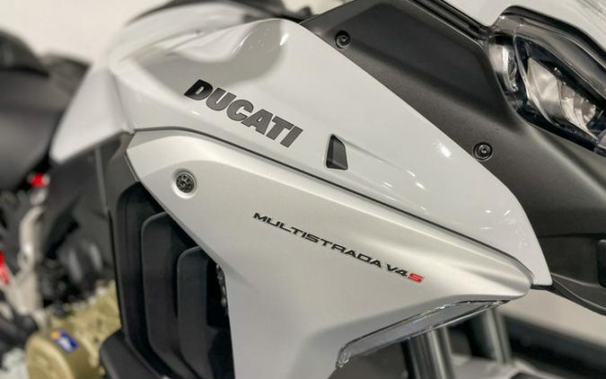 2023 Ducati Multistrada V4S Iceberg White - Forged Wheels