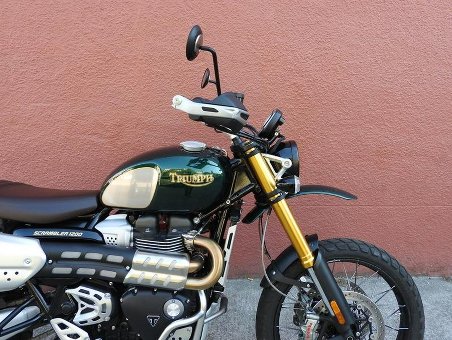 2022 Triumph Scrambler 1200 Steve McQueen Edition Competition Green