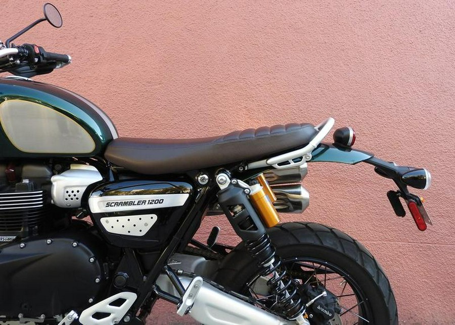 2022 Triumph Scrambler 1200 Steve McQueen Edition Competition Green