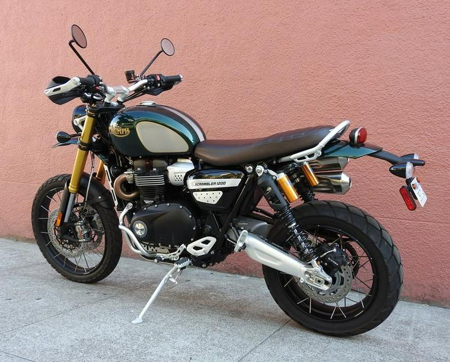 2022 Triumph Scrambler 1200 Steve McQueen Edition Competition Green