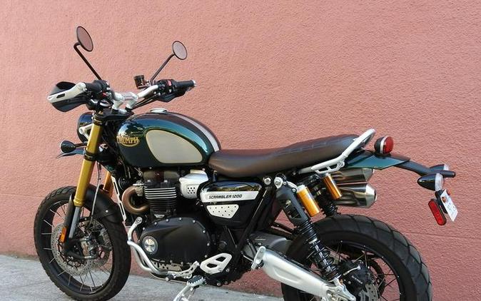 2022 Triumph Scrambler 1200 Steve McQueen Edition Competition Green