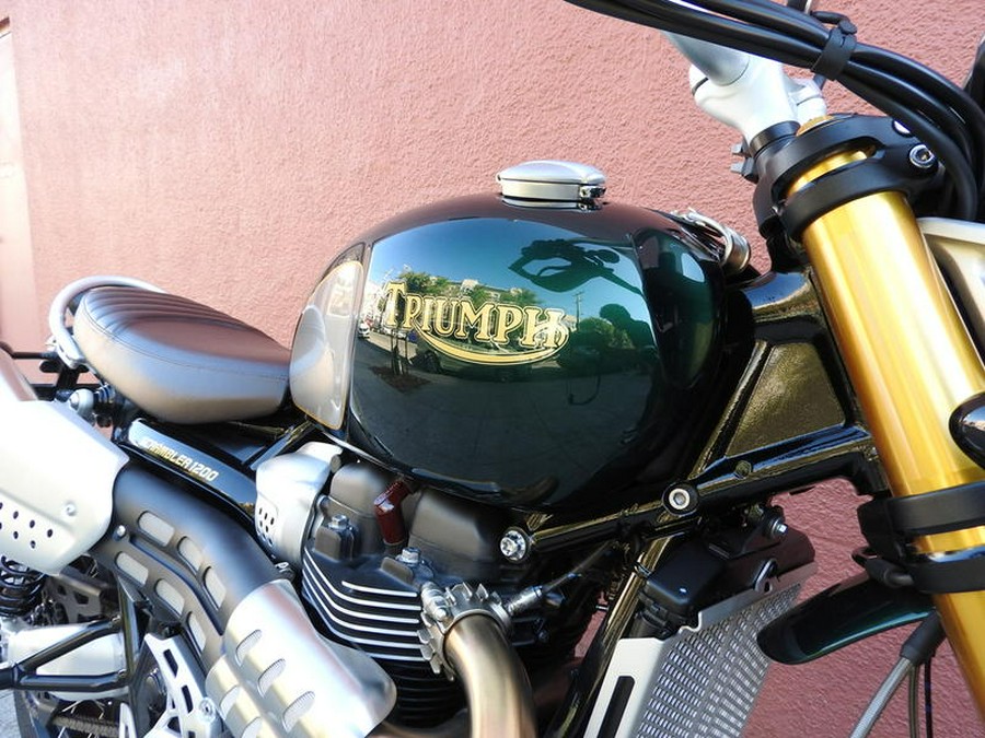 2022 Triumph Scrambler 1200 Steve McQueen Edition Competition Green