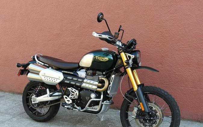 2022 Triumph Scrambler 1200 Steve McQueen Edition Competition Green