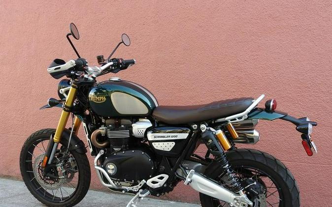 2022 Triumph Scrambler 1200 Steve McQueen Edition Competition Green