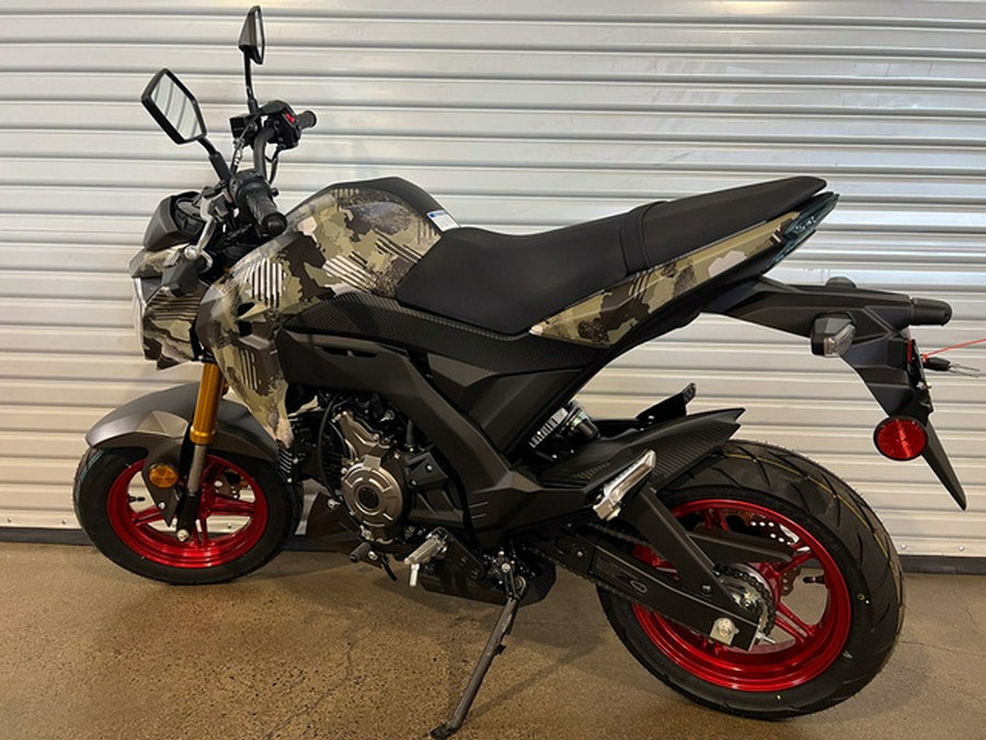 2025 Kawasaki Z125 PRO Cypher Camo Beige