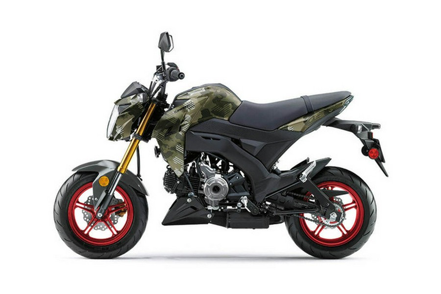 2025 Kawasaki Z125 PRO Cypher Camo Beige