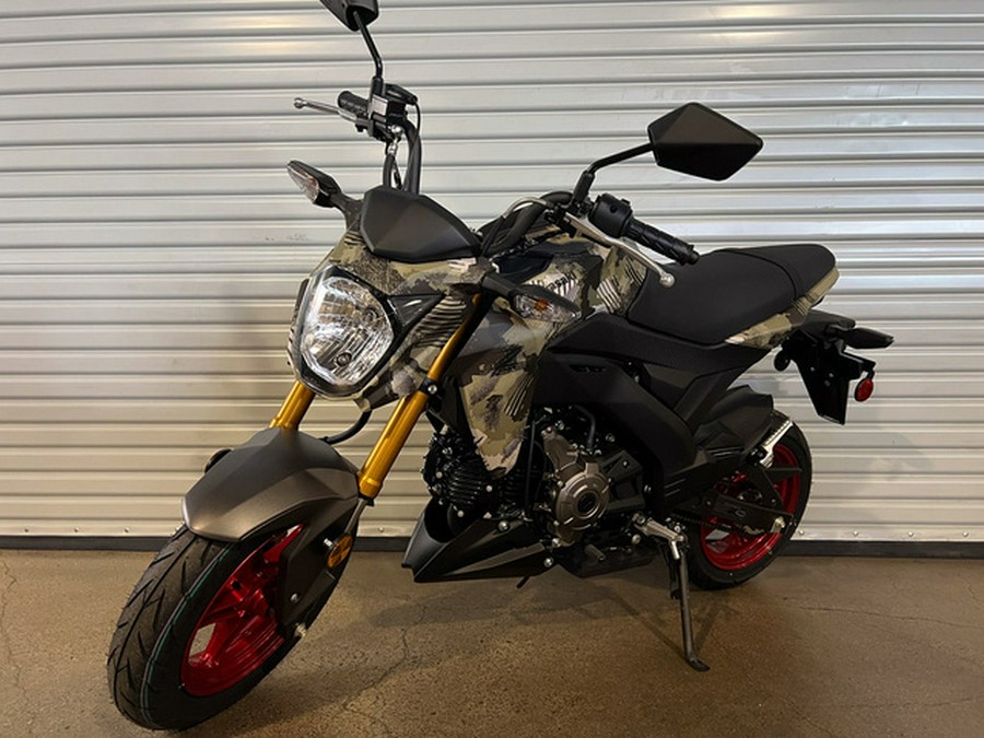 2025 Kawasaki Z125 PRO Cypher Camo Beige