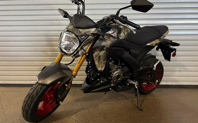 2025 Kawasaki Z125 PRO Cypher Camo Beige