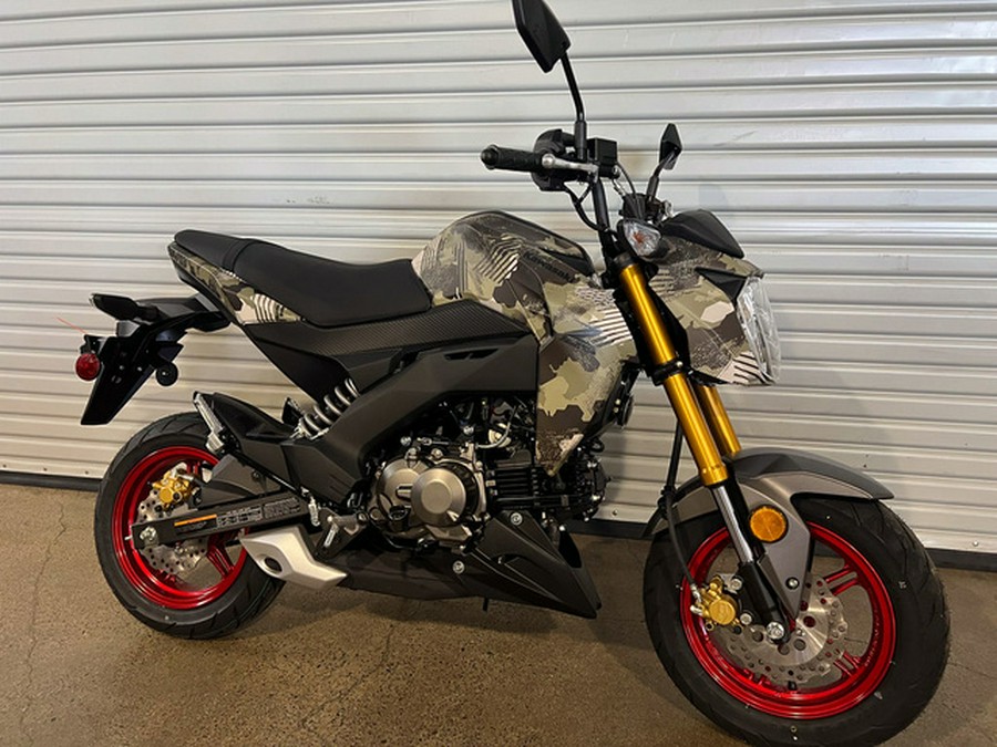 2025 Kawasaki Z125 PRO Cypher Camo Beige