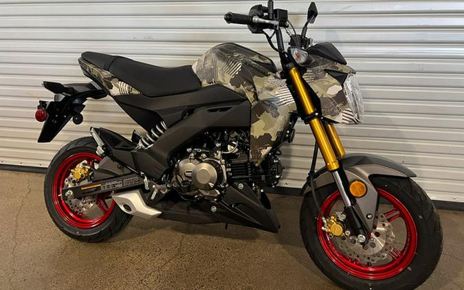 2025 Kawasaki Z125 PRO Cypher Camo Beige