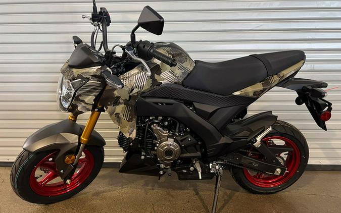 2025 Kawasaki Z125 PRO Cypher Camo Beige