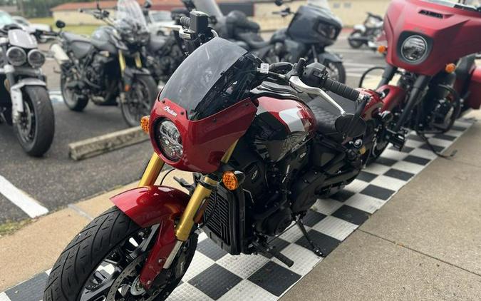 2025 Indian Motorcycle® 101 Scout® Sunset Red Metallic with Graphics