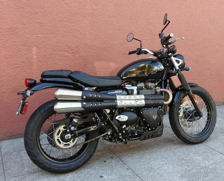 2023 Triumph Scrambler 900 Jet Black