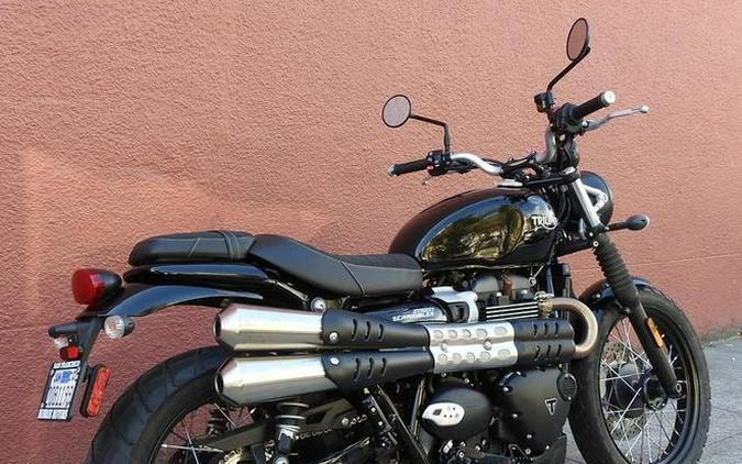 2023 Triumph Scrambler 900 Jet Black