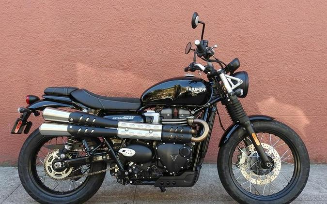 2023 Triumph Scrambler 900 Jet Black