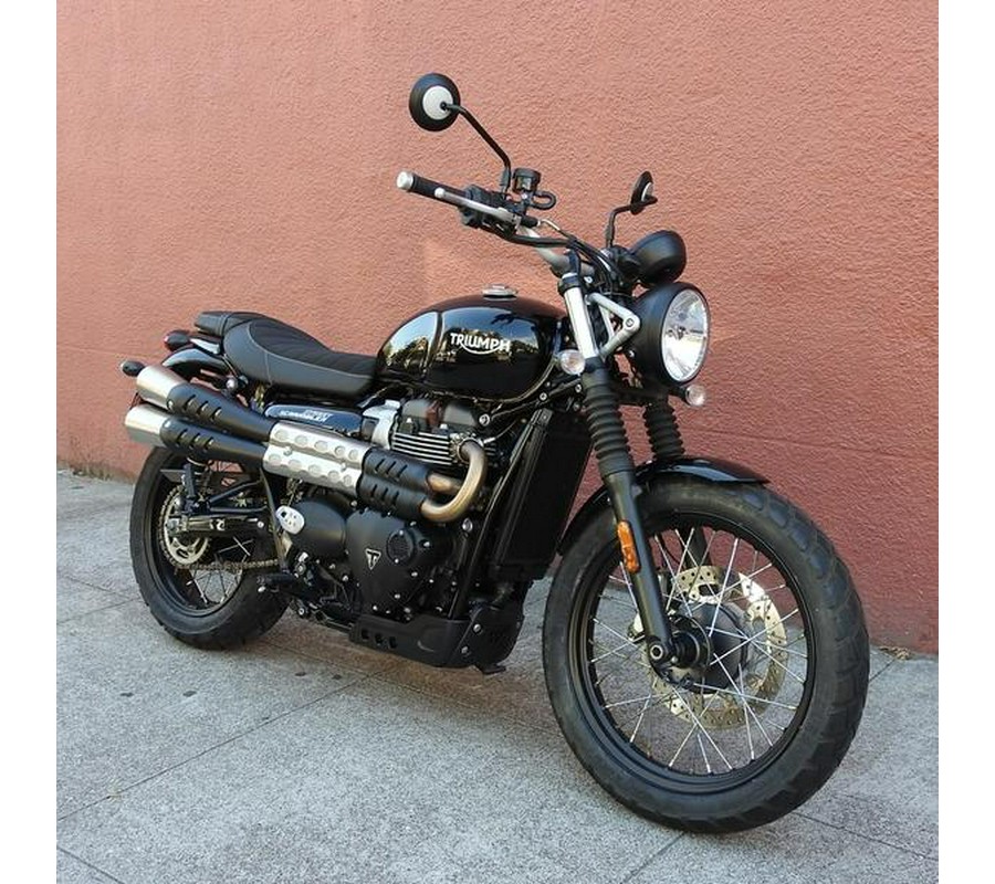 2023 Triumph Scrambler 900 Jet Black