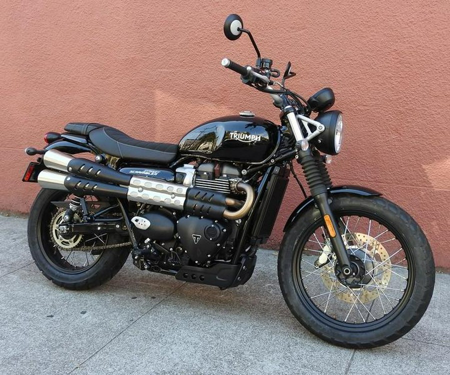 2023 Triumph Scrambler 900 Jet Black